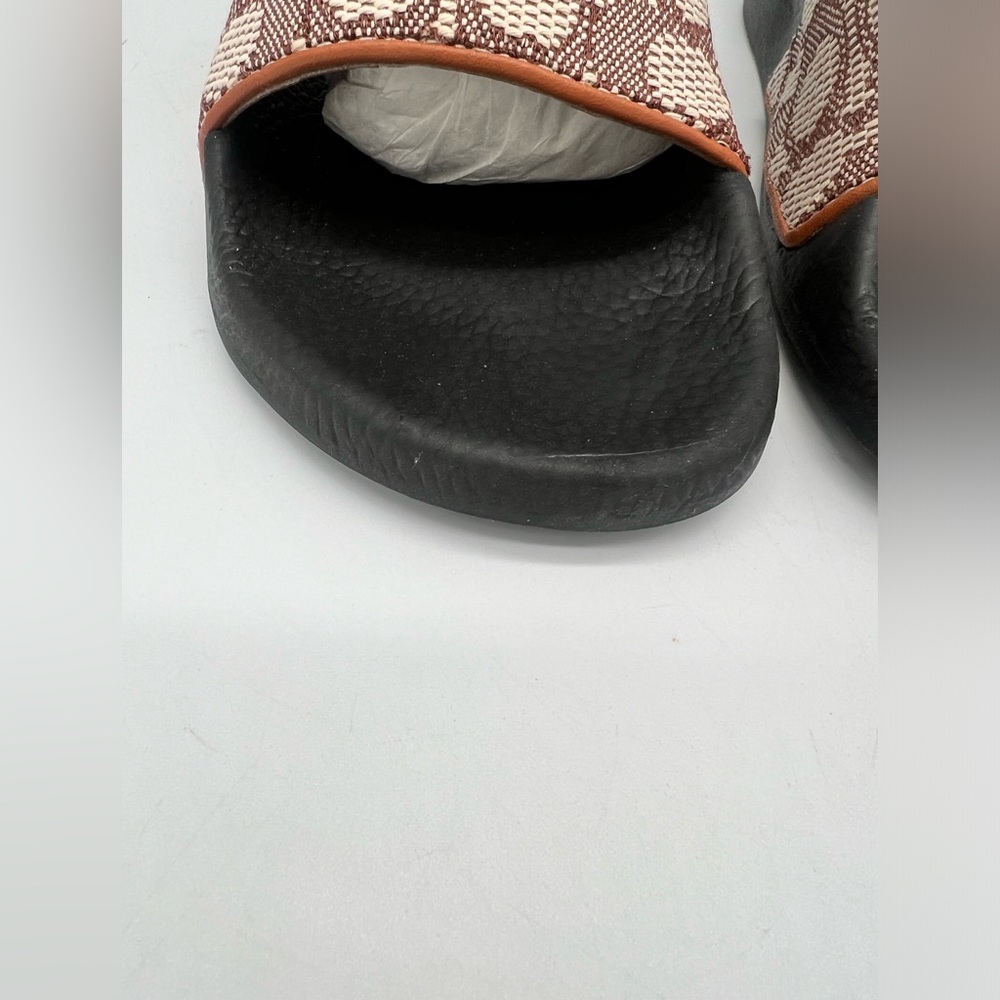 Disney Parks Signature Textile Jacquard Mickey Slides - Picture 3 of 15